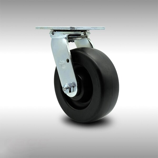 6 Inch Stainless Steel Polyolefin Wheel Swivel Caster with Ball Bearing SCC